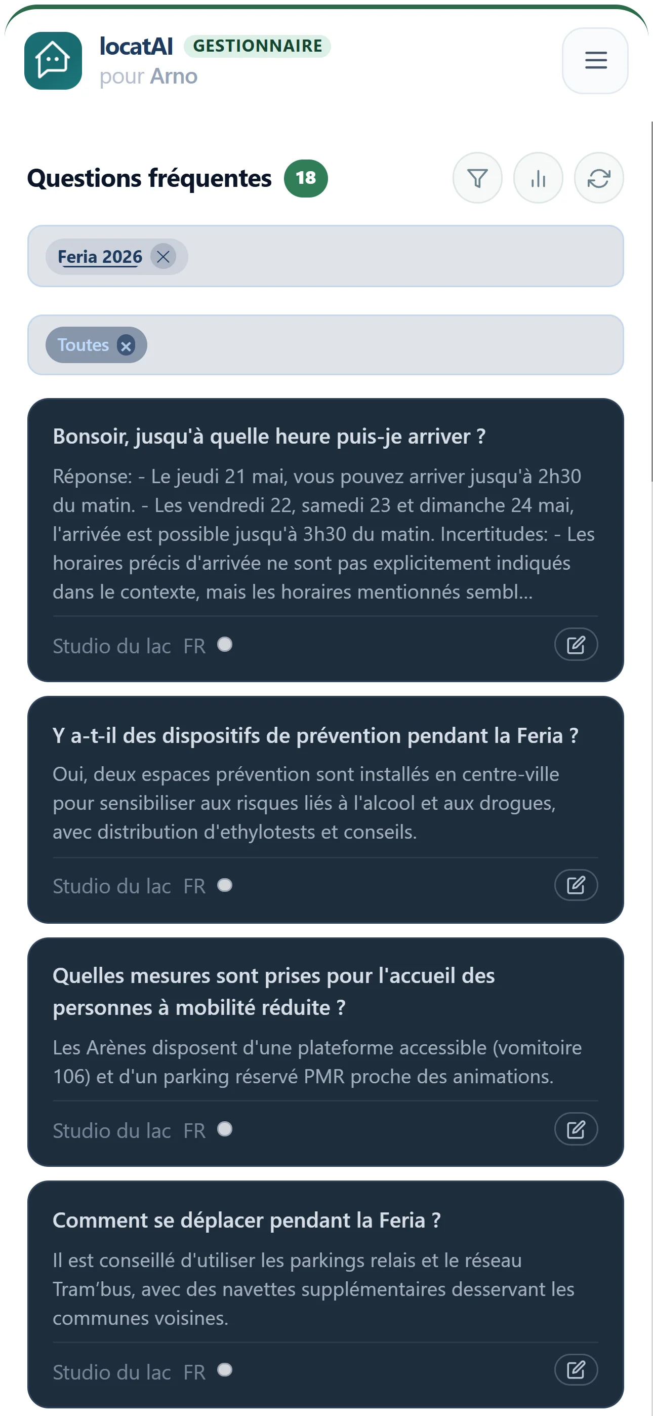 Questions fréquentes