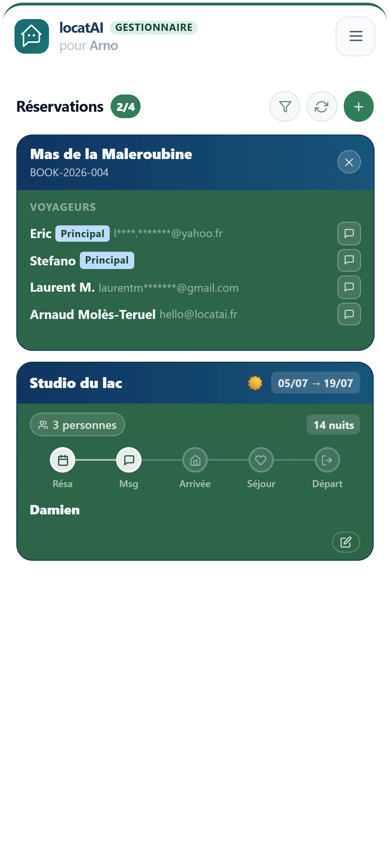 Réservation